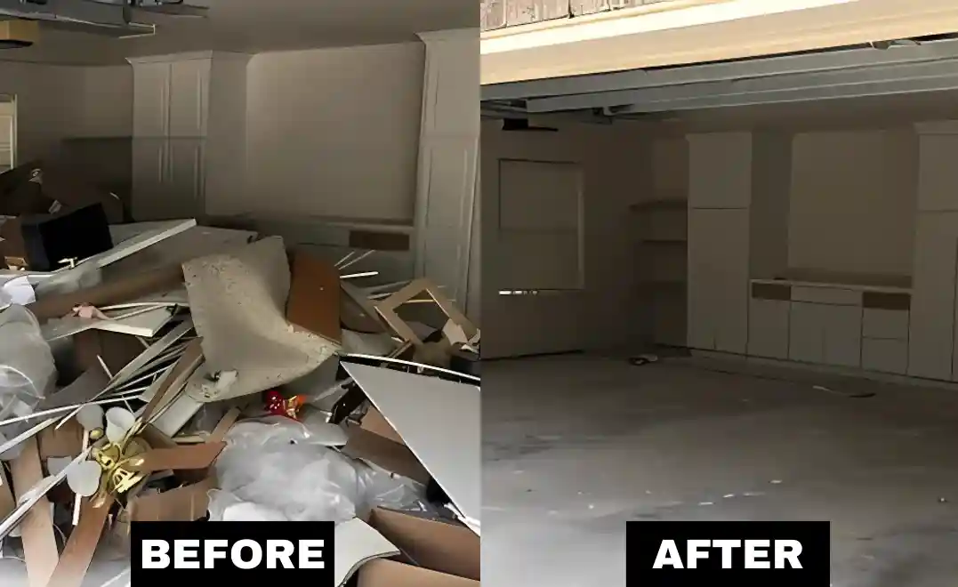Easy Gone Junk Removal Before After